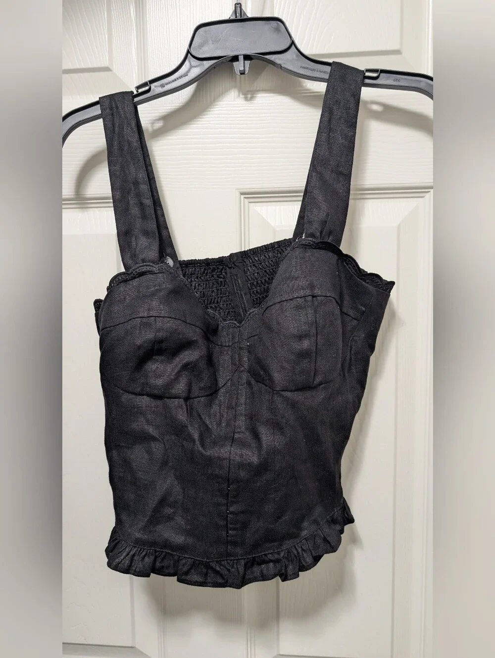 NWT Reformation Anatolia Linen Two Piece Set Black - Size 10 Black